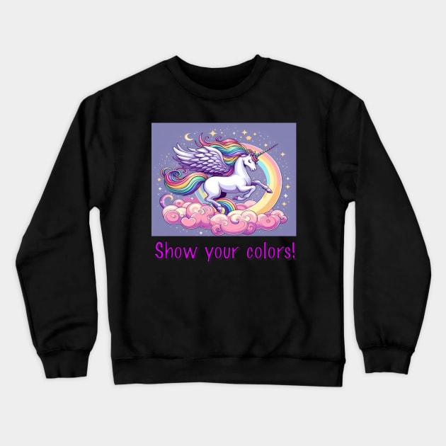 pegasus Crewneck Sweatshirt by Out of the world